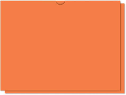 Vehicle Deal Jackets 9x12 Automotive File Folders - 32 lb Kraft Paper Car Dealership Inventory Jackets Sales Document Folders Plain File Jackets with Thumb Cut - Salmon, Pack of 400
