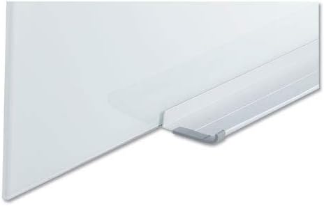 Frameless Magnetic Glass Marker Board, 72" x 48", White / 2 Boards