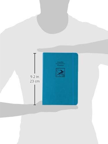 Guided Daily Planning to Improve Organization, Time Management & Success. Daily, Monthly & Weekly Goals, 6 x 9 inches, 6 Month UNDATED Planner (Teal Blue)