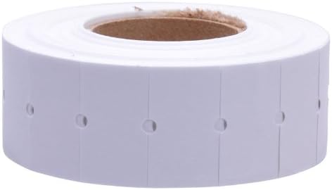 White Removable Adhesive Labels to fit XL Pro® 1A, 1B, and 21B-1 Price Guns 16 Pack (Free Ink roll Included)