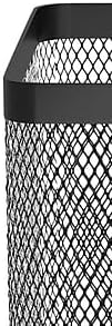 TRU RED Wire Mesh Rotating Desk Organizer, 6‑Compartment – 360‑Degree Desktop Storage for Office Supplies
