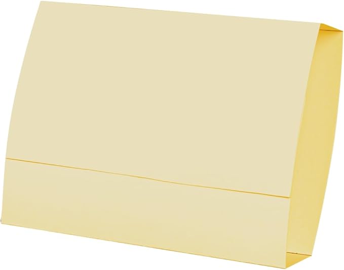 Apothecary Products Heavyweight Extra-Long Double Folder for Faxes, Extended RX Document File Organizer, Durable Medical and Office Filing Storage, 100 Count