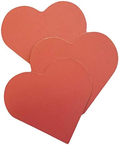 Die-Cut Magnetic - Large Single Color Heart- Classroom, Holiday, Kids’ Love and Peace School Craft Projects, Valentine’s Day Craft and Garage Decorations.