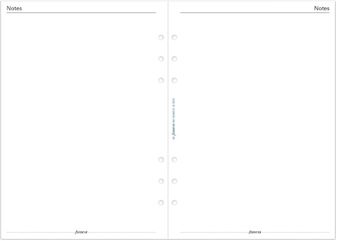 Filofax Calendar Diary Refill, A5 Size, Month-to-View, White Paper, English, 2026 (C68510-26)