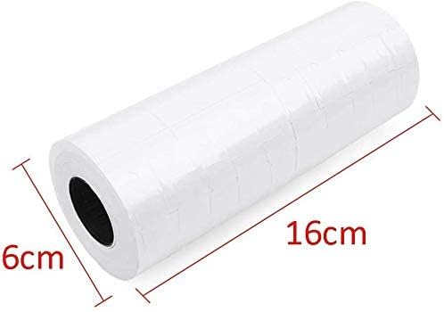 JIAYING 10 Rolls 5000 Pieces of Double Line Price Label Paper with Five Double Line 18mm Ink Rollers for MX-6600 Price Gun Labeller…