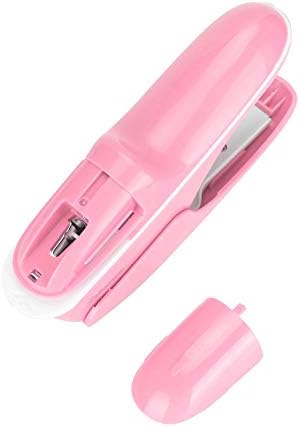 Desktop Stapler, 8 Pages Capacity Portable Stapler Labor Saving Hand Stapleless Stapler Hand Stapler Tool Mini Stapleless Stapler for Office Supplies ()