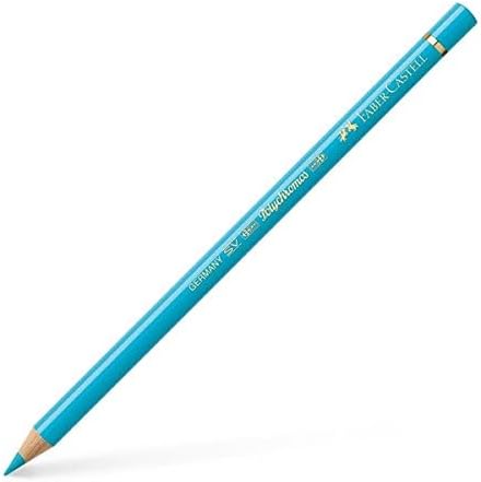 Faber-Castell Polychromos Artists' Single Pencil - Colour 154 Light Cobalt Turquoise