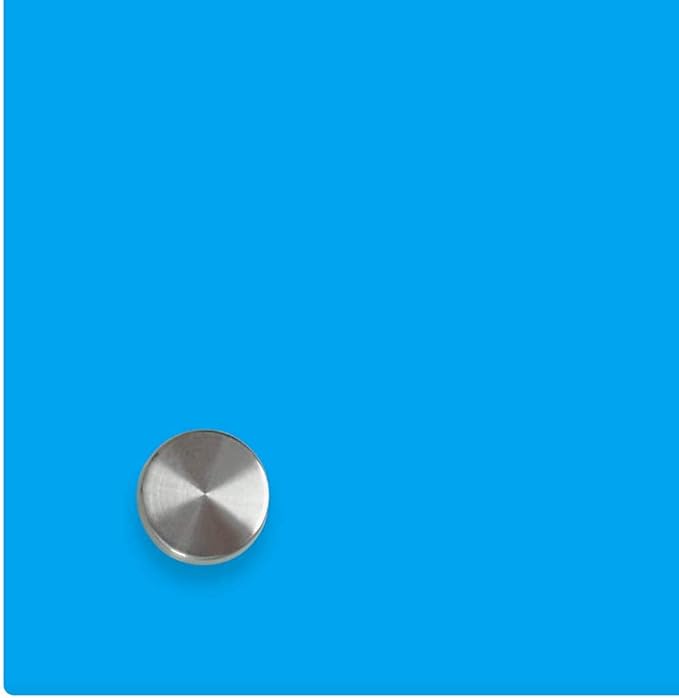 Frameless Magnetic Glass Board 36" x 48", Blue Surface Glass Board - Includes Magnets, Markers, Marker Tray, Eraser for Home & Office by Fab Glass & Mirror