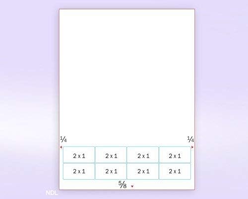 Next Day Labels - Integrated Laser Form with Label Combination (2x1 | 8 Labels | Case of 1500)