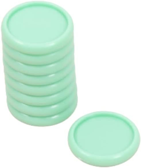 Craftelier - Plastic Disc Rings S for Binding Planners, Notebooks or Albums | Ideal for Scrapbooking and Crafting | Pack of 9 pcs. 25 mm Diameter - Turquoise Colour