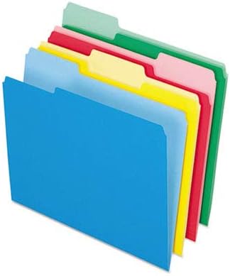 Pendaflex Products - Pendaflex - Two-Tone File Folders, 1/3 Cut, Top Tab, Letter, Assorted Colors, 24/Pack - Sold As 1 Pack - Two-tone color reverses to double the number of available colors. - Various bright colors make color-coding easy. - Interior i...