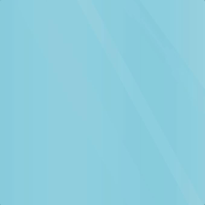 Aria 3'H x 4'W Magnetic Low Profile 1/4" Glass Whiteboard - Horizontal Blue - 4 Rare Earth Magnets, 4 Markers and Eraser