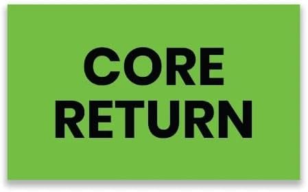 StickerJet Core Return – Warehouse Receiving Labels – 3"x5" Rectangle Labels – 500 Qty/Roll – Paper, Easy Peel and Stick, Strong Adhesive, No Residue, Made in USA