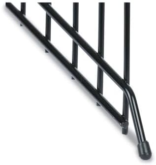 Universal UNV20070 8 in. x 10.5 in. x 12.5 in. 8 Sections Wire Tiered Letter to Legal File Sorter - Black