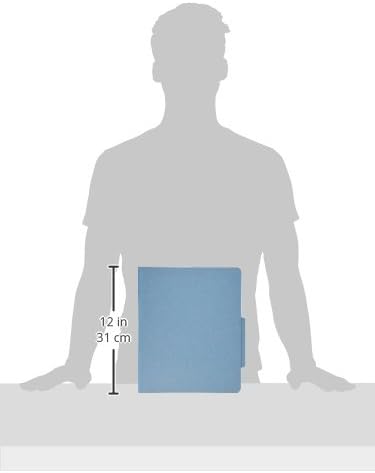 ACCO Classification Folders with Fasteners, Pressboard, 4-Part, Letter Size, Blue, 10 per Box (15024), Sky Blue