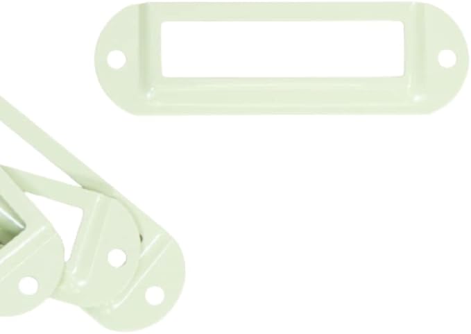 Craftelier - Set of 4 Basic Metallic Label Holders for Decorating Your Scrapbooking Projects and Labeling Albums, Planners, Notebooks or Organizing Boxes - Size 7 x 2 cm - Mint Green Color