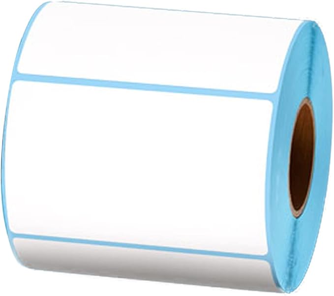 Self Adhesive Address Labels, Blank Direct Thermal Label Stickers Suitable for Labelling Envelopes and Filing, Width 100mm,100×80mm×500
