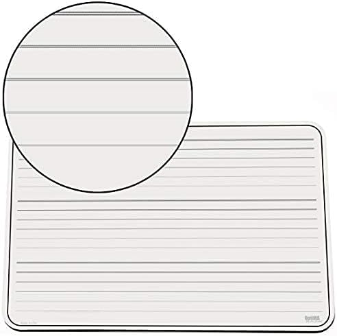 11" x 17" x 1/8" Dry Erase Music Lapboards for Guitar Lessons with 3 Sets of Guitar Strings, Made in The U.S.A.