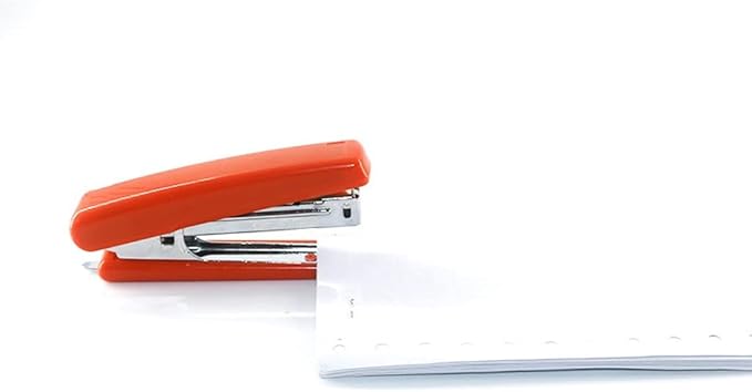 Desk Stapler Stapler Document Binding Stabler Desktop Stapler Labor-Saving Office Student Supplies 25 Pages Capacity 4 Colors for Choice School Supplies (Color : C)