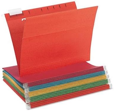 Pendaflex Reinforced Hanging File Folders - Letter - 8.50 Width X 11 Length Sheet Size - 0.75 Expansion - 11 Pt. - Polylaminate, Stock - Assorted - 20 / Box