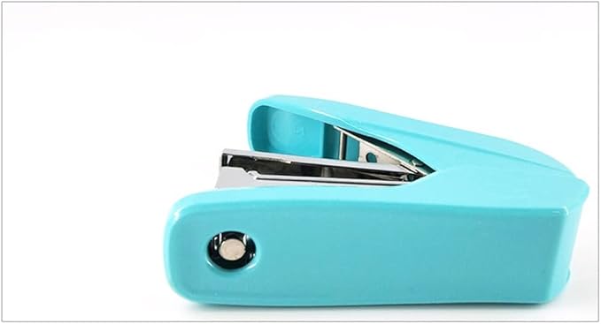 KUYWLMKMZZ Desk Stapler Mini Stapler Desktop Stapler 20-Page Capacity Stabler Document Binding Desktop Office Student Supplies Staplers for Desk School Supplies (Color : C)