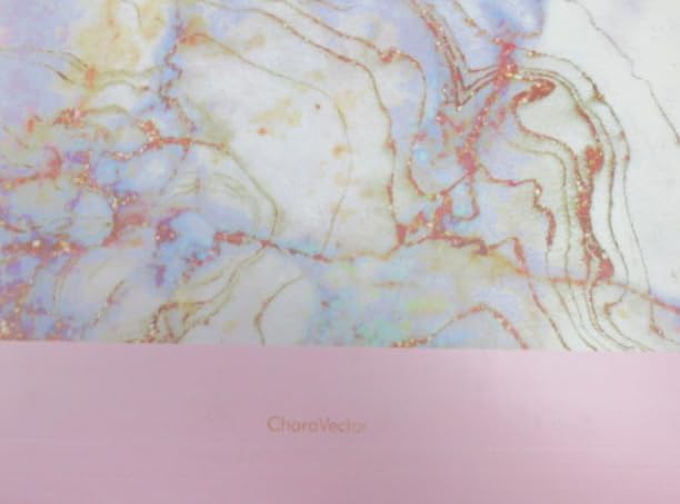 CharaVector Hanging File Folders Letter Size Assorted Durable Refined Design Decorative Hanging File Folder Set, 1/5-Cut Adjustable Tabs,12pcs for Cabinet,File Organizer,Marbling