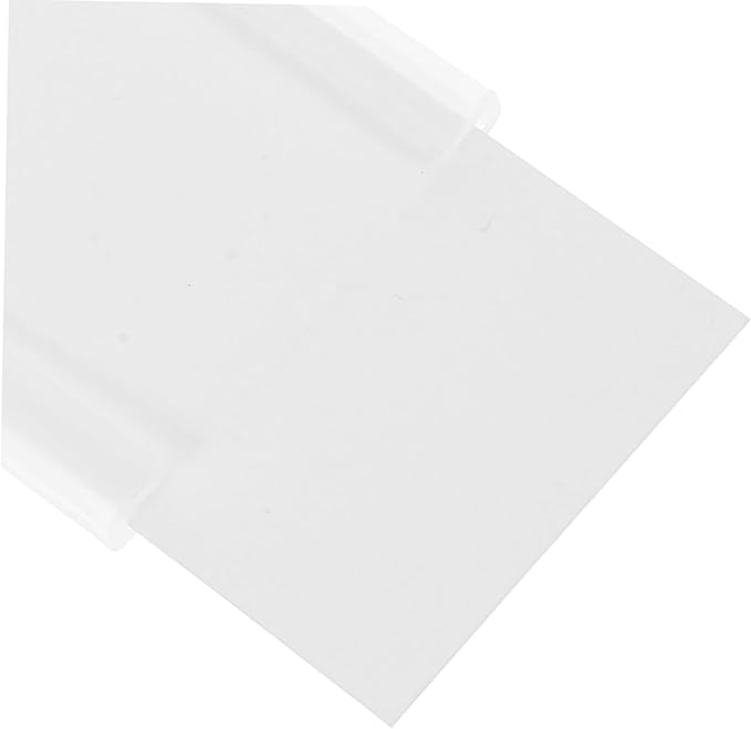 ULTECHNOVO 80pcs Plastic Label Holders for Shelves Hook-style Price Tags for Supermarkets Retail Stores Easy Attach Remove Plastic for Daily Use