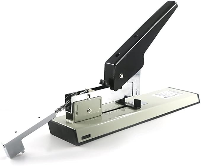 KUYWLMKMZZ Desk Stapler Staplers Office Heavy Duty Desktop Stapler Labor-Saving 100-page Capacity Suitable for Office Document Binding on Office Desks School Supplies (Color : A)
