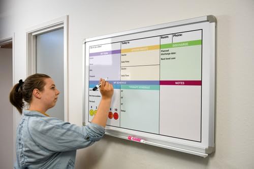 Pain Control with Color Hospital Whiteboard - 36in x 24in