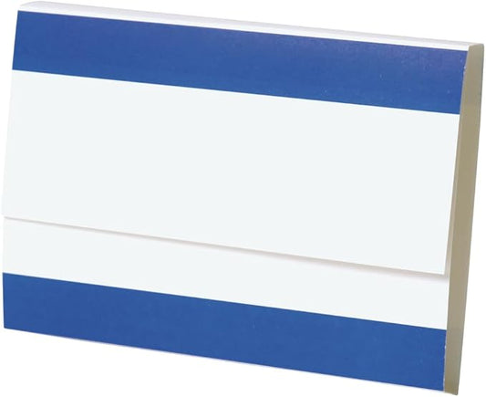Apothecary Products Heavyweight Extra-Long Double Folder, Extended Document File Organizer, Durable Office and Medical Filing Storage, Color-Coded Record Management, Blue, 100 Count