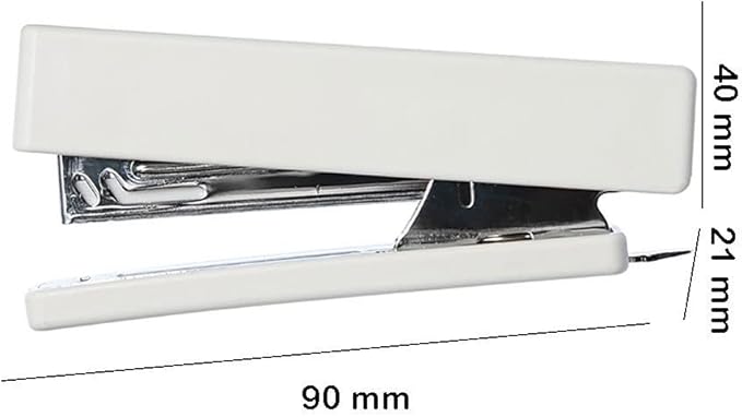 Desk Stapler Office Desktop Stapler Desktop Stapler Suitable for Home Office Or Desk ABS Stapler Portable Stapler Ideal Gift for Teachers White School Supplies (Color : A)