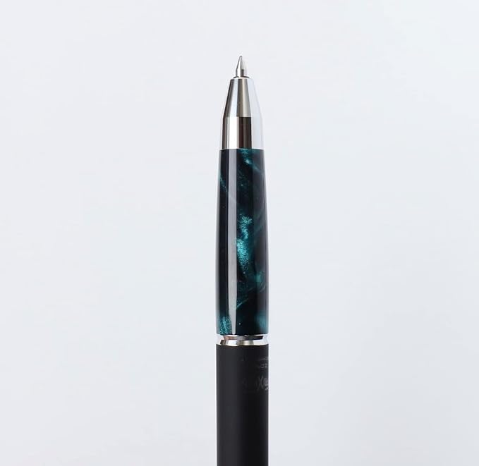 Pilot Japan Frixion Ball Knock Zone 0.5mm Inspiration Green Black Ink LFBKZ-3SEF-IG Japan Import With Original Stylus Ballpoint Touch Pen