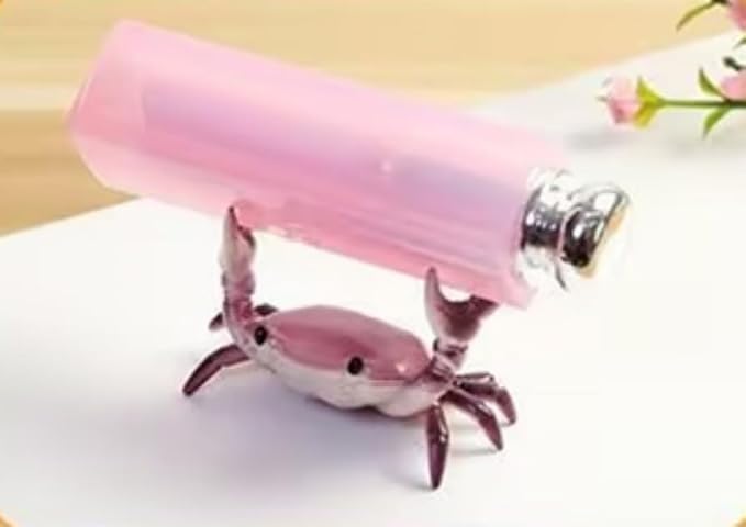 Creative Crab Pen Holder Weightlifting Crabs Pen Stand Storage Rack, Office Desktop Decoration, Pencil Holders Desk Supplies Holders and Dispensers, Desk Accessories and Workspace Organizers (green)