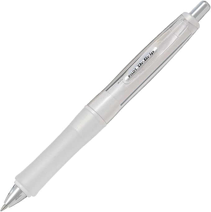 Pilot Ballpoint Pen Dr. Grip G-Spec Flash Color, Flash White, Black Ink (BDGS-60R-FW)