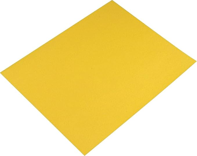 Pacon Colored Four-Ply Poster Board, 28 x 22, Lemon Yellow, 25 per Carton