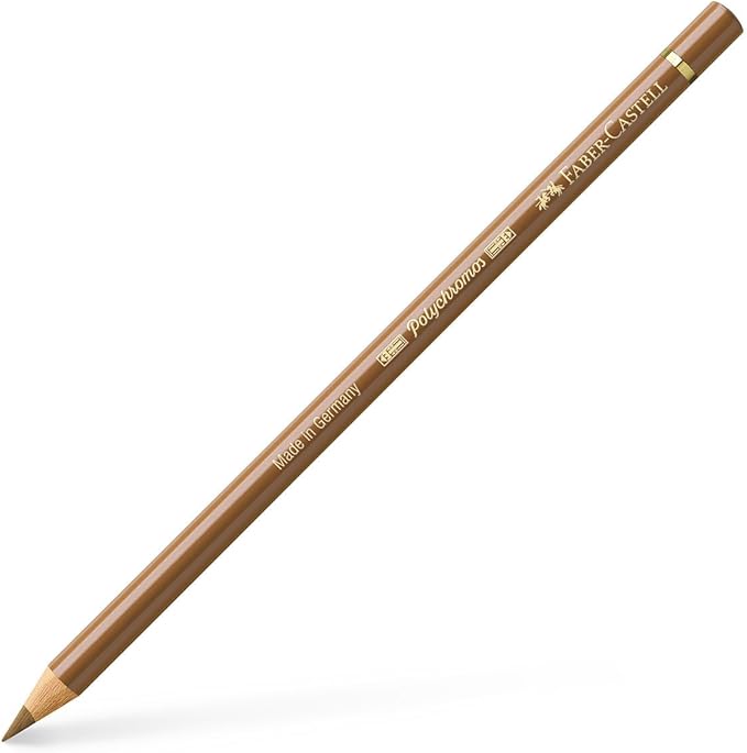 Faber-Castell Polychromos Artists' Single Pencil - Colour 180 Raw Umber