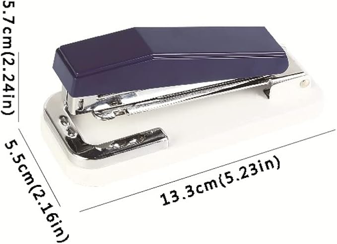 KUYWLMKMZZ Desk Stapler Rotatable Stapler Desktop Stapler Document Corrector Practical Office Tool Suitable for Office Document Binding and Finishing School Supplies (Color : A)