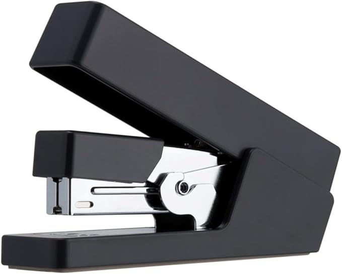 Stapler Portable Book Binding Stapling Machine Home Office(Black)