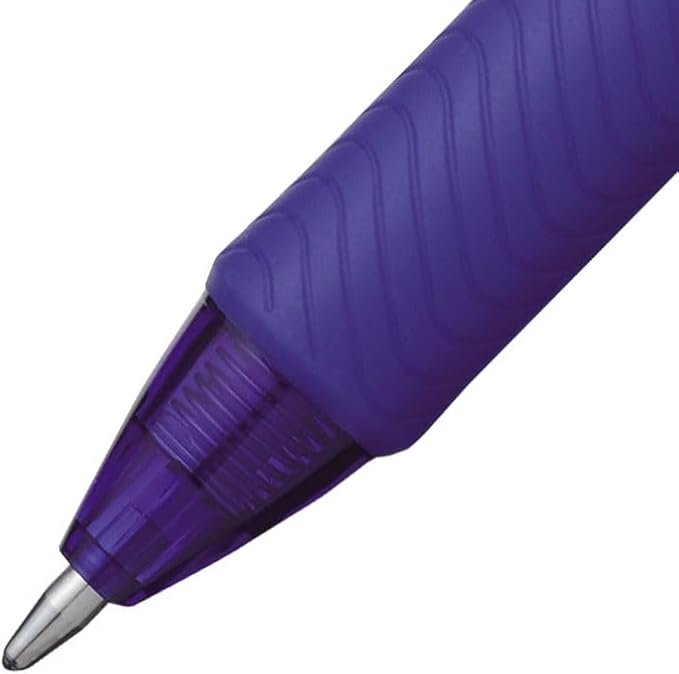 Pentel EnerGel-X Retractable Liquid Gel Pen (1.0mm) Metal Tip, Blue Ink, Box of 12 (BL110-C)