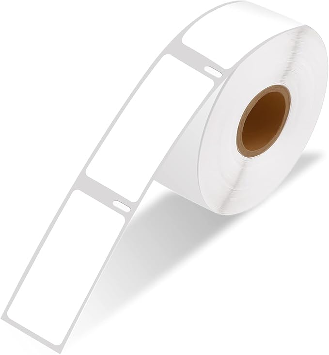 10 Roll (500 Labels per roll) Compatible for Dymo 30336 1" X 2 1/8" Labels Premium Adhesive Resolution Multi-Purpose Tapes for LabelWriter 400 450 Duo Twin Turbo Printer White BPA Free!