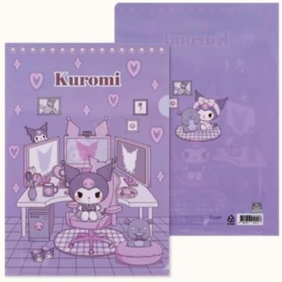 Set of 3 Cute Clear L-Type File Folder Transparent Document Folder