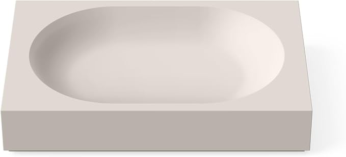 elago Smart Magnetic Desk Mat Pencil Tray – Soft Silicone Organizer for Office Supplies, AirPods, Glasses, Pens – Noise-Free, Non-Slip, Washable, Item for Desk Management [Small] (Stone)