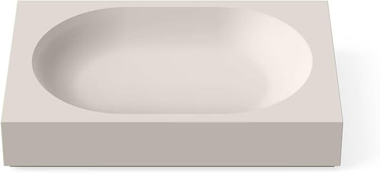 elago Smart Magnetic Desk Mat Pencil Tray – Soft Silicone Organizer for Office Supplies, AirPods, Glasses, Pens – Noise-Free, Non-Slip, Washable, Item for Desk Management [Small] (Stone)