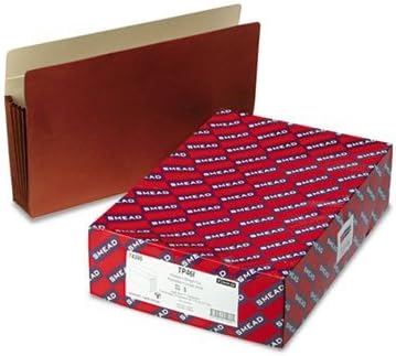 Smead 74395 7-Inch Exp Pocket with Tyvek Straight Legal Manila/Redrope 5/Box
