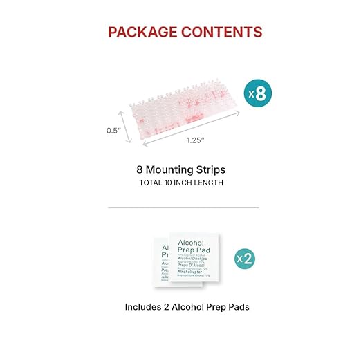 AUTOBOXCLUB Heavy Duty EZ Pass Mounting Strips with Adhesive/Ipass Compatible/Works with EZ Pass Holder/Easy Installation and Removal - 8pcs (4sets) with Prep Pads