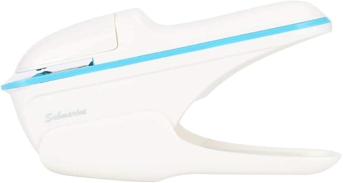 Stapleless Stapler, Stapleless No Holes ABS Material Staple Stapler Stapleless Staplers with Labor Saving Structure for Stapling
