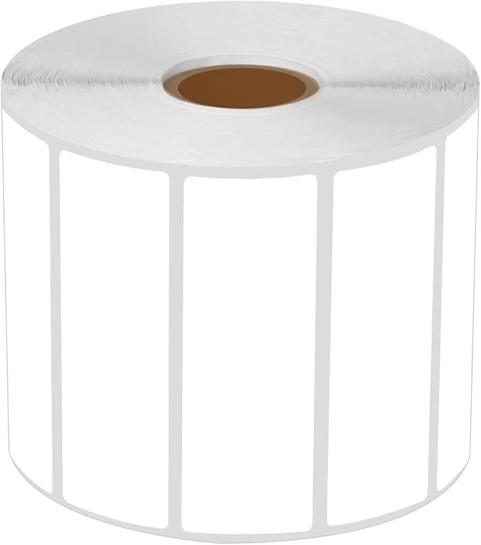 NineLeaf 3 Roll (1500 Labels) Compatible for Brother RD-S04U1 RDS04U1 76mm 3'' x 1'' File Folder White Paper Labels for RJ-3050 RJ-3150 RJ-3250WB RJ-4030 RJ-4040 TD-4000 TD-4410D TD-4550DNWB