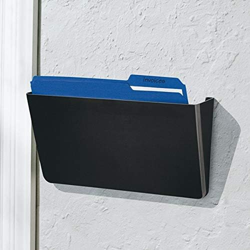 Office Depot Brenton Studio Single Wall Pocket, Letter Size, Black, 59750