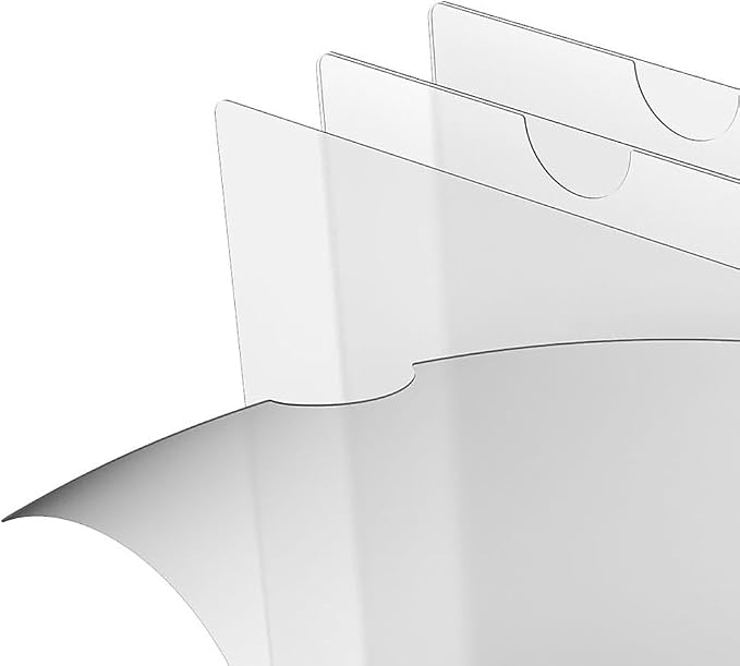 TRU RED Document File, Letter Size, Clear Plastic, Secure Storage Design, 15/Carton