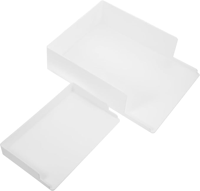 DOITOOL 2pcs Desktop File Holder Practical Document Storage Organizer for Office Home Multi Container Smooth for Efficient File Management